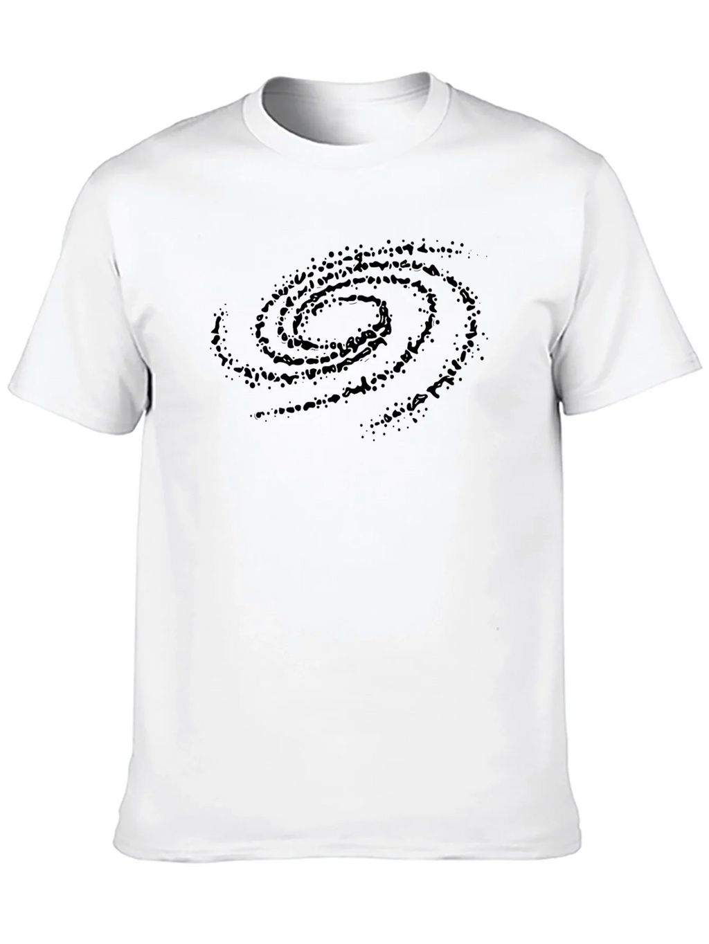 Galaxy Spiral Graphic Print T-Shirt - Black product image 9