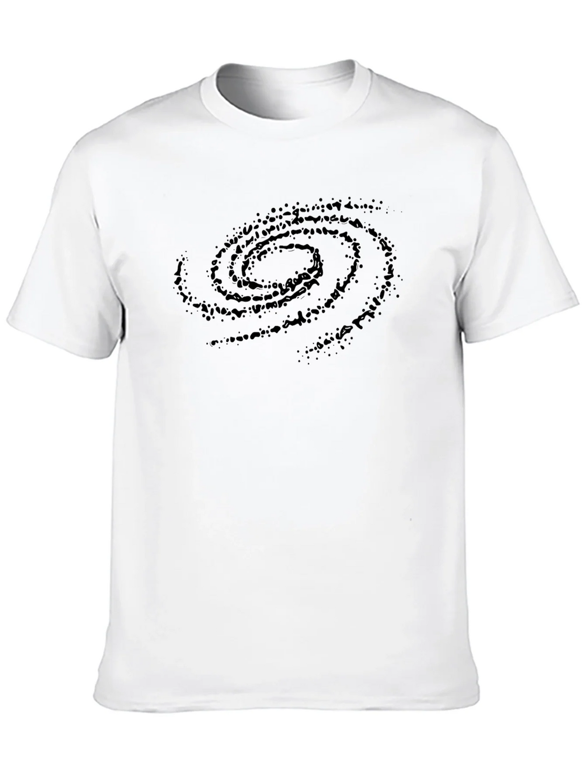 Galaxy Spiral Graphic Print T-Shirt - Black product image 9