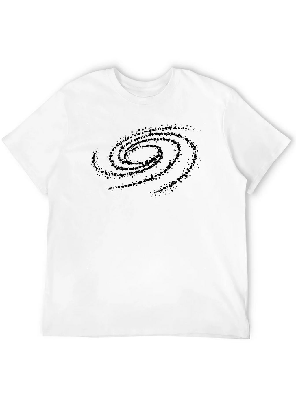 Galaxy Spiral Graphic Print T-Shirt - Black product image 10