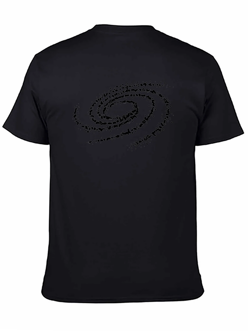 Galaxy Spiral Graphic Print T-Shirt - Black product image 4