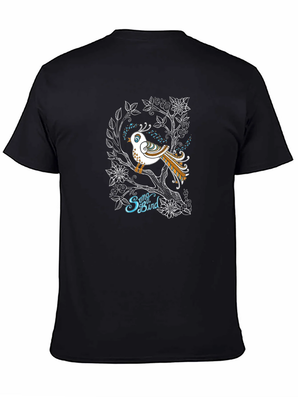 Songbird Graphic Tee - Unique Nature Design T-Shirt product image 4