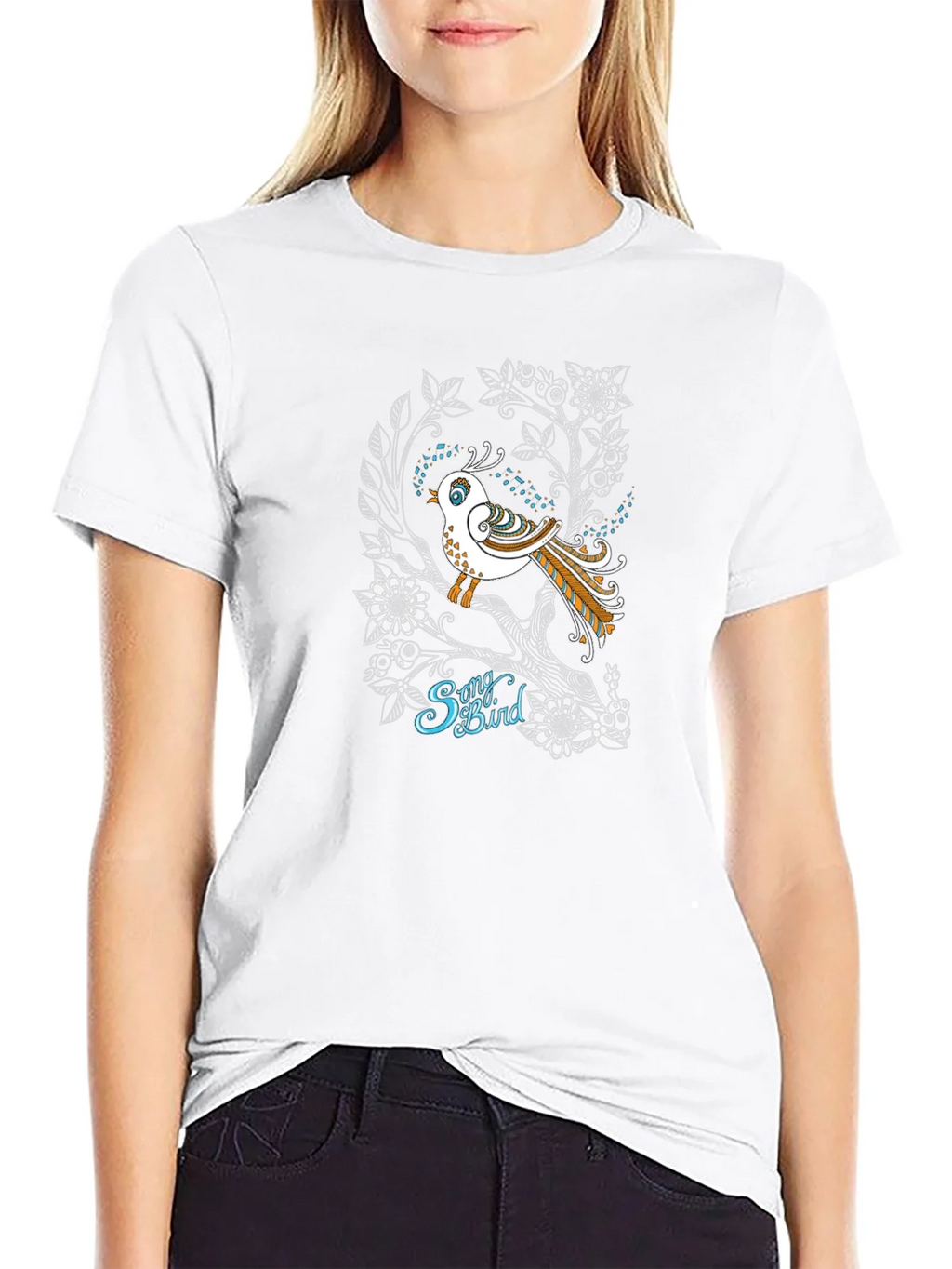 Songbird Graphic Tee - Unique Nature Design T-Shirt product image 8