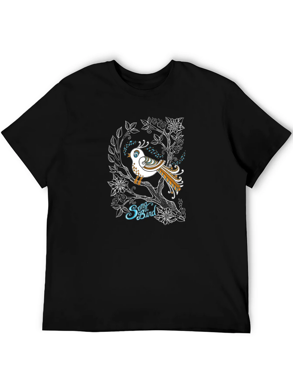 Songbird Graphic Tee - Unique Nature Design T-Shirt product image 5
