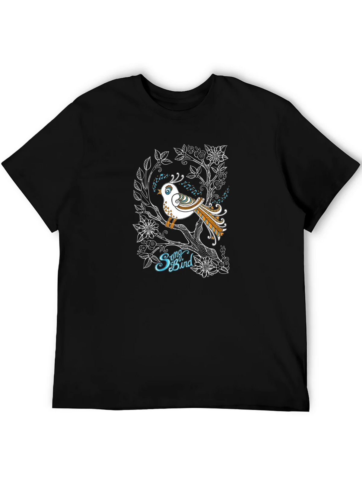 Songbird Graphic Tee - Unique Nature Design T-Shirt product image 5