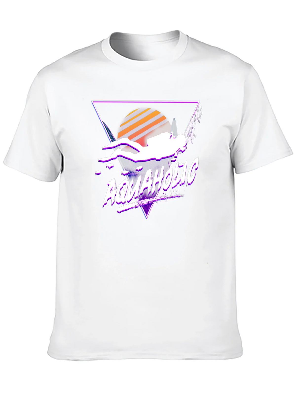 Aquaholic Scuba Diver Graphic Tee - Retro Style product image 7