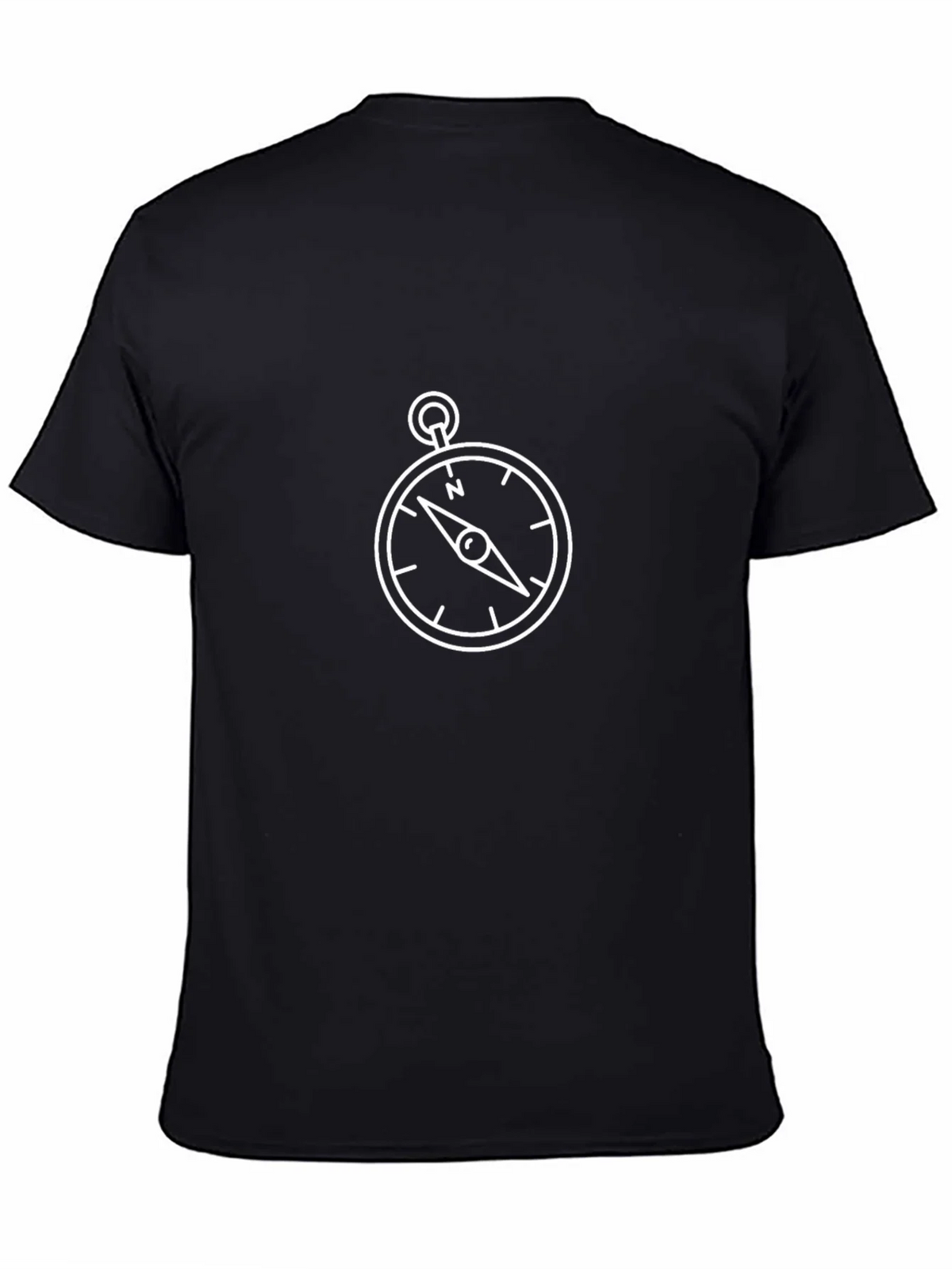 Compass Graphic Black T-Shirt product image 4