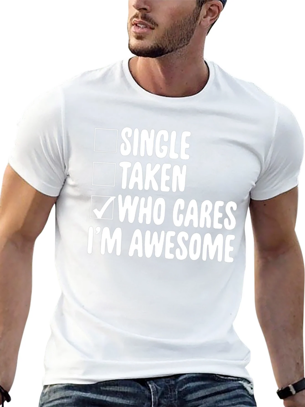 Who Cares Im Awesome T-Shirt product image 12