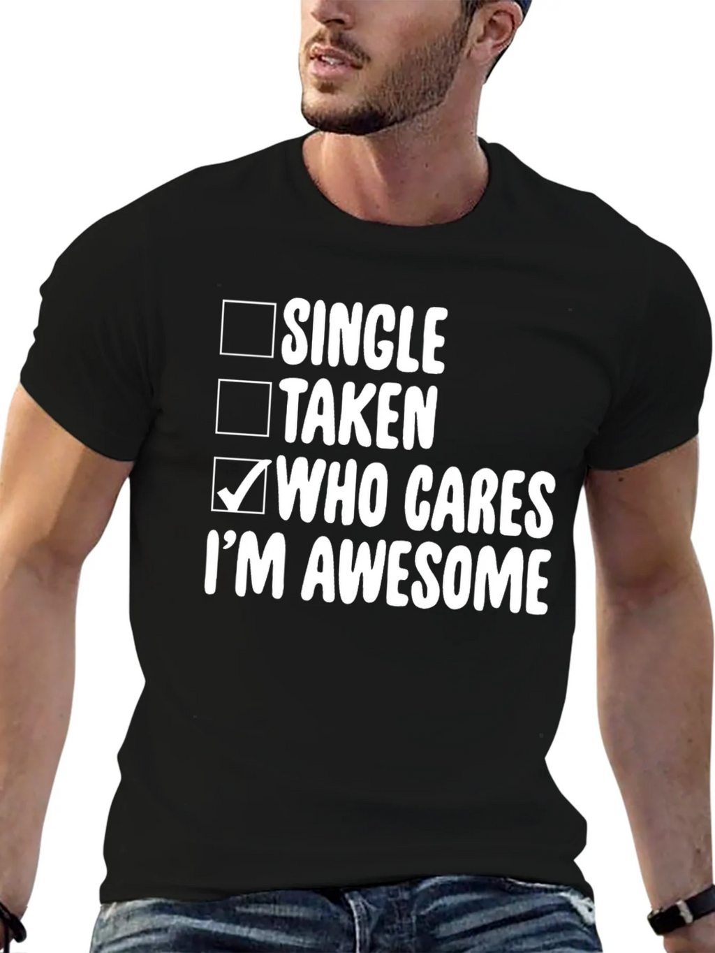 Who Cares Im Awesome T-Shirt product image 6