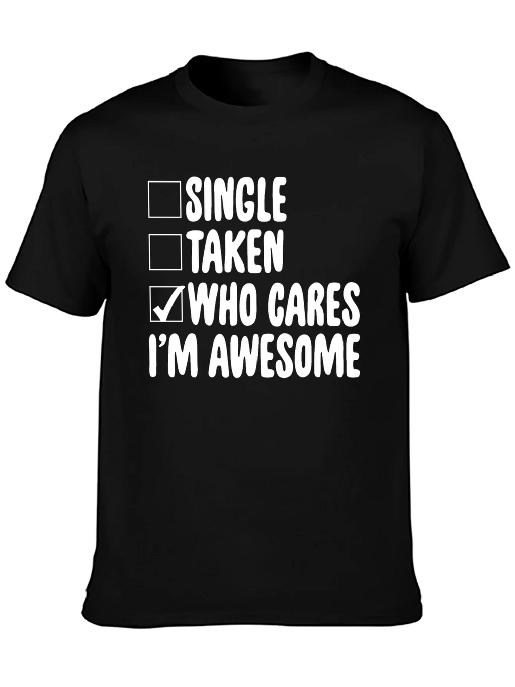 Who Cares Im Awesome T-Shirt product image 3