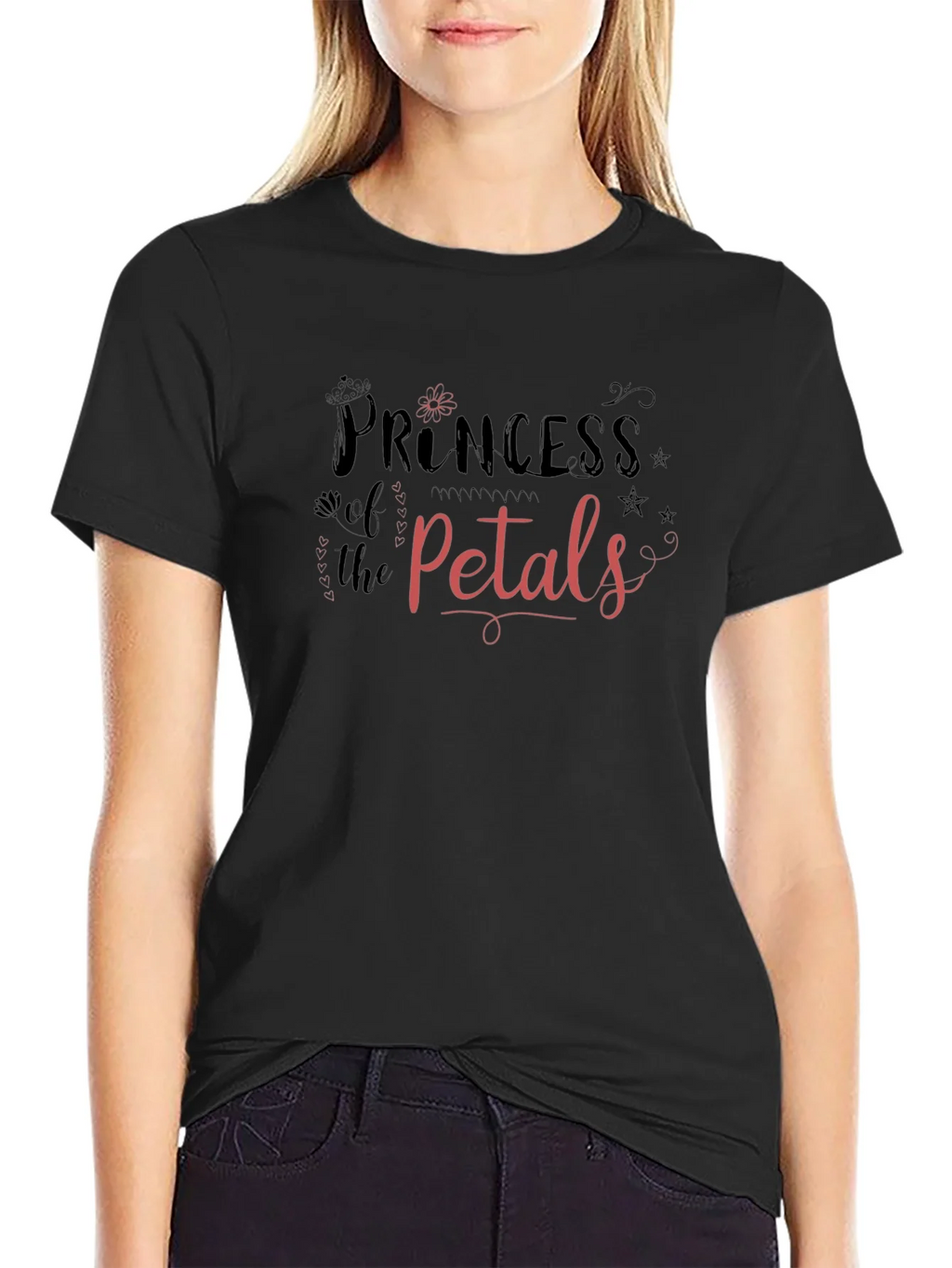 Princess of the Petals Black T-Shirt product image 2
