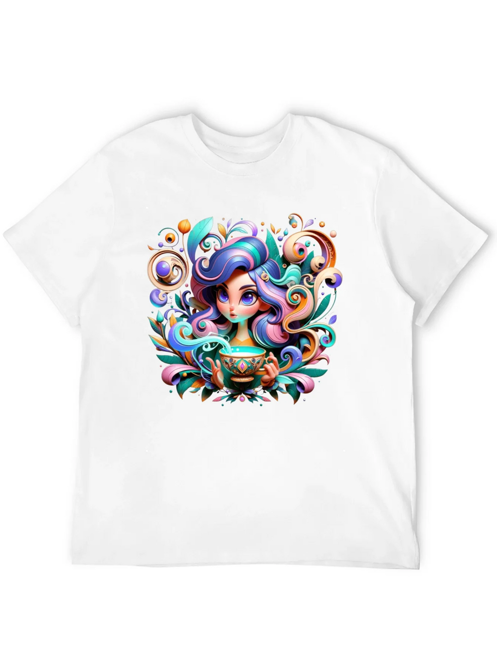 Whimsical Girl Graphic Tee - Unique Design product image 11