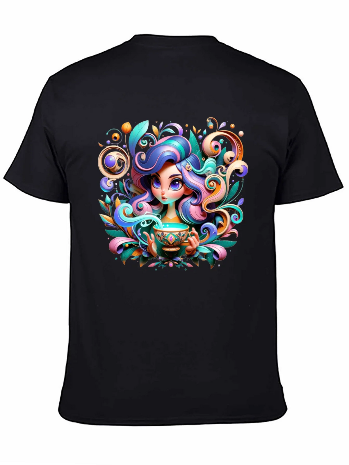 Whimsical Girl Graphic Tee - Unique Design product image 4