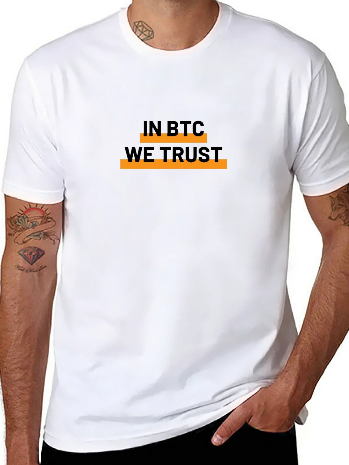 In BTC We Trust T-Shirt - Crypto Bitcoin Tee product image 7