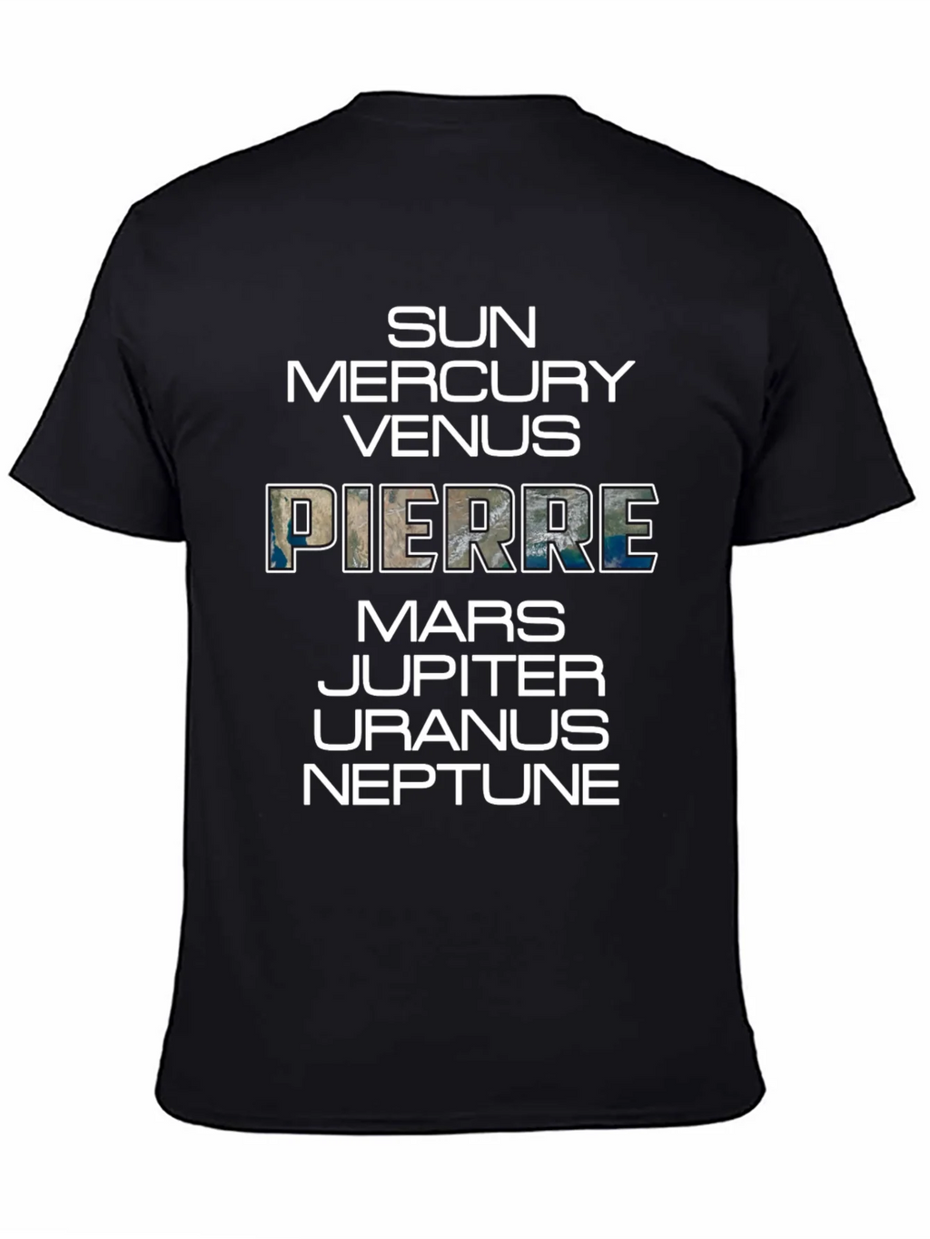 Planets T-Shirt: Sun to Neptune Pierre Earth product image 3