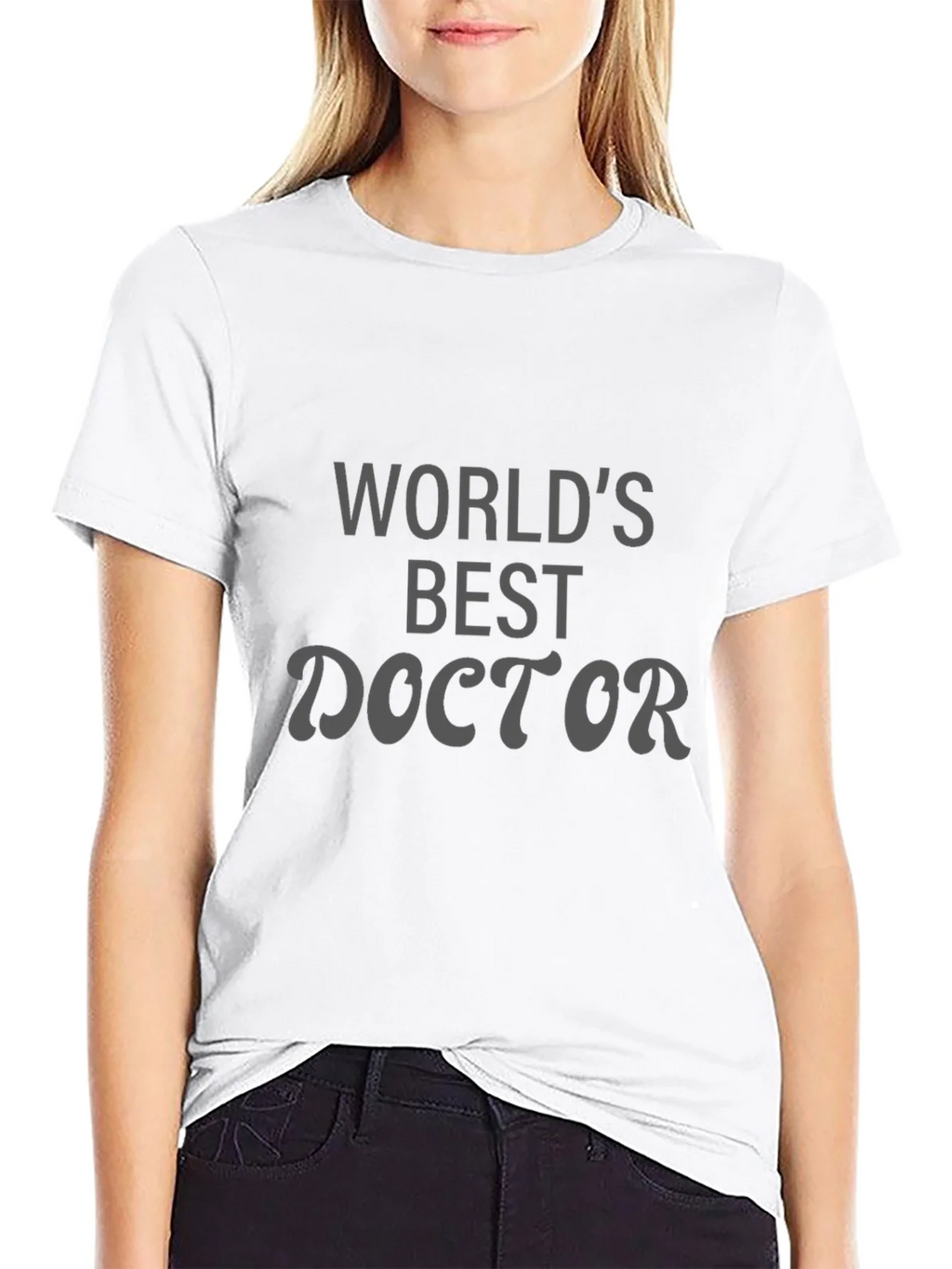 Worlds Best Doctor Black T-Shirt product image 8