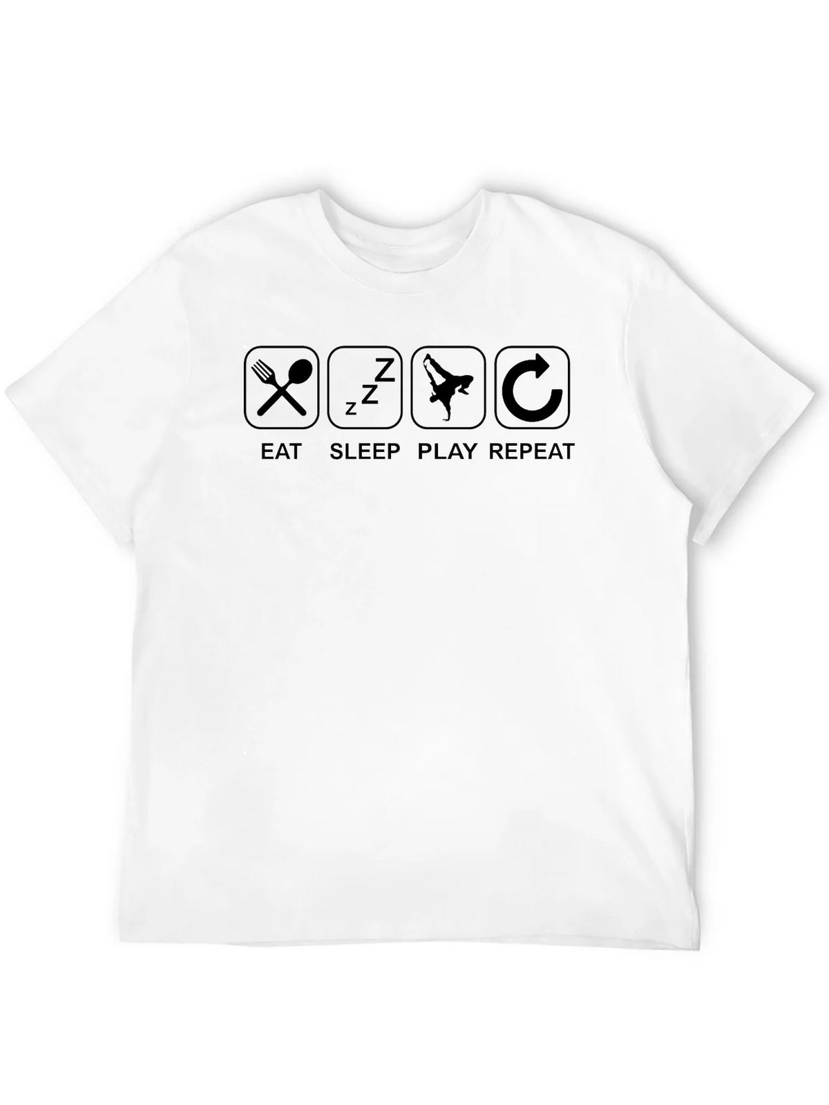 Eat Sleep Play Repeat Graphic T-Shirt product image 8