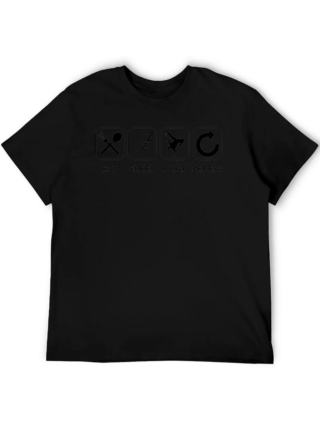 Eat Sleep Play Repeat Graphic T-Shirt product image 4
