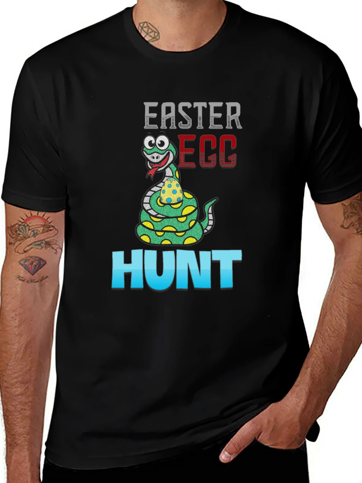 Easter Egg Hunt Snake T-Shirt product image 1