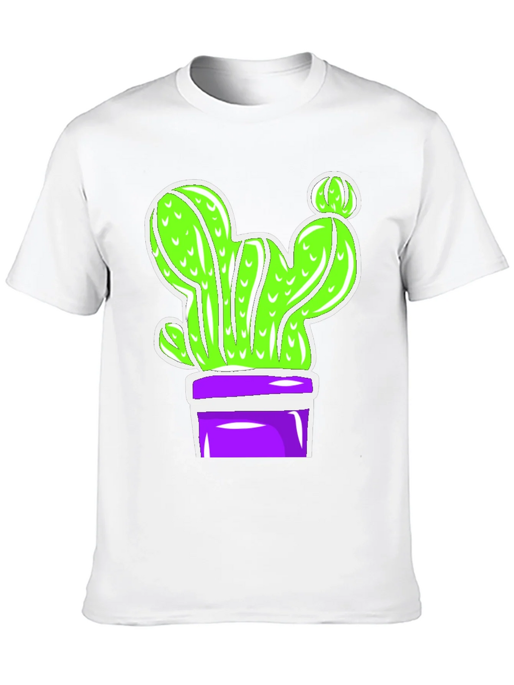 Cactus Graphic Tee - Potted Plant Humor Shirt product image 4