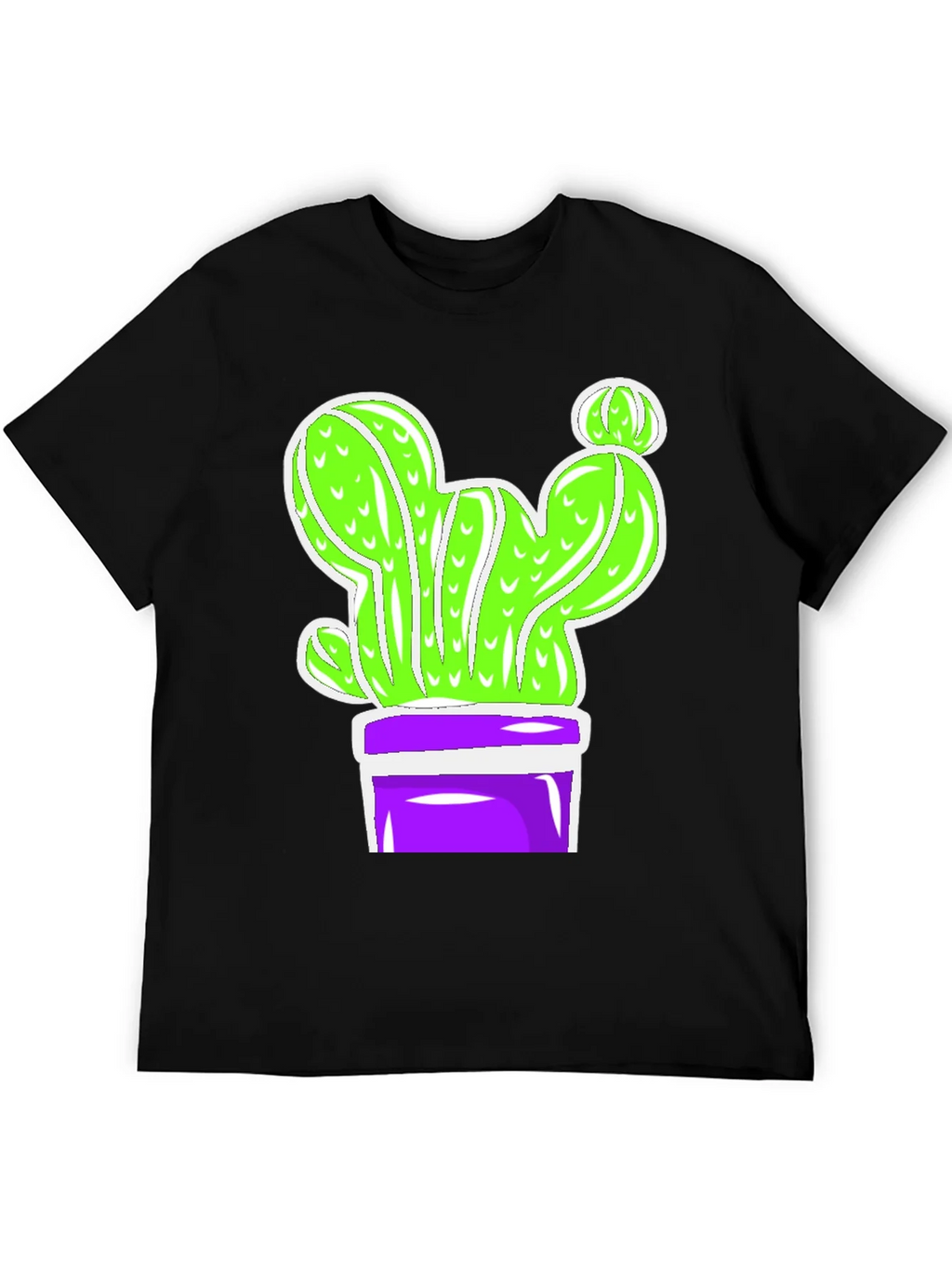 Cactus Graphic Tee - Potted Plant Humor Shirt product image 2