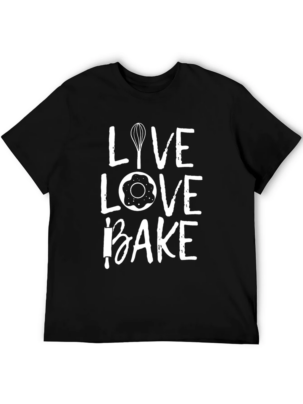 Live Love Bake T-Shirt - Baking Enthusiast Apparel product image 5