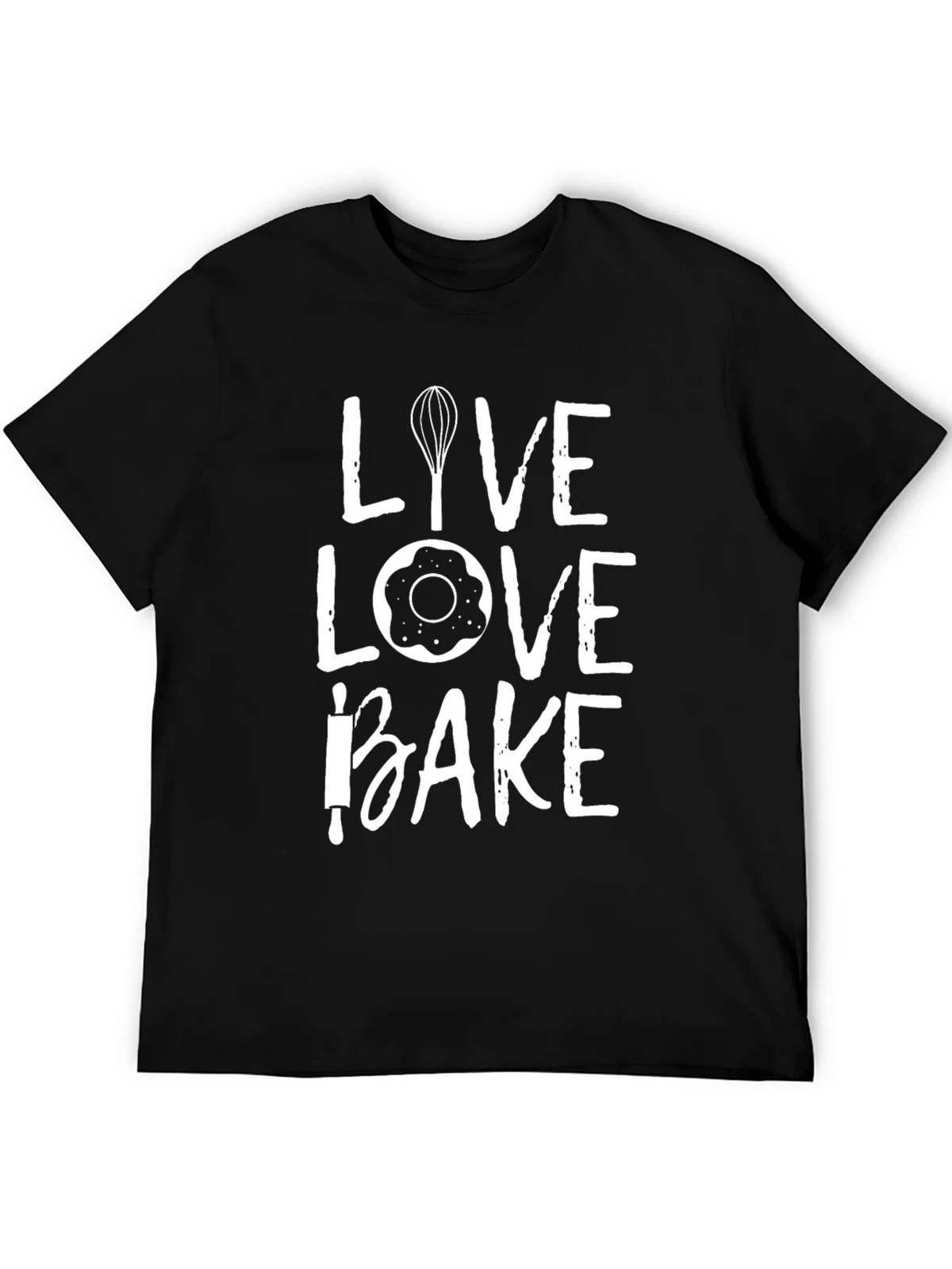 Live Love Bake T-Shirt - Baking Enthusiast Apparel product image 5