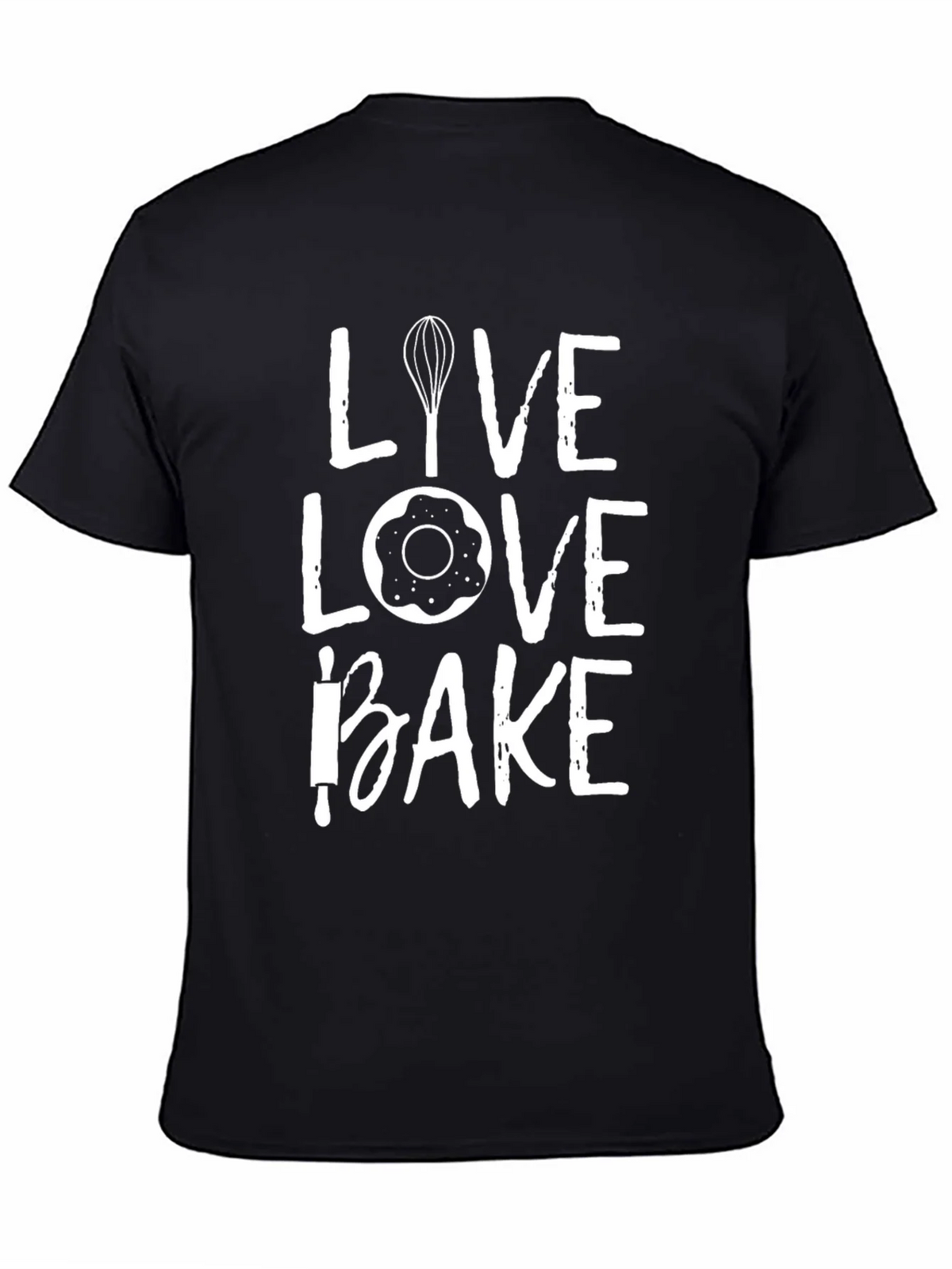 Live Love Bake T-Shirt - Baking Enthusiast Apparel product image 4