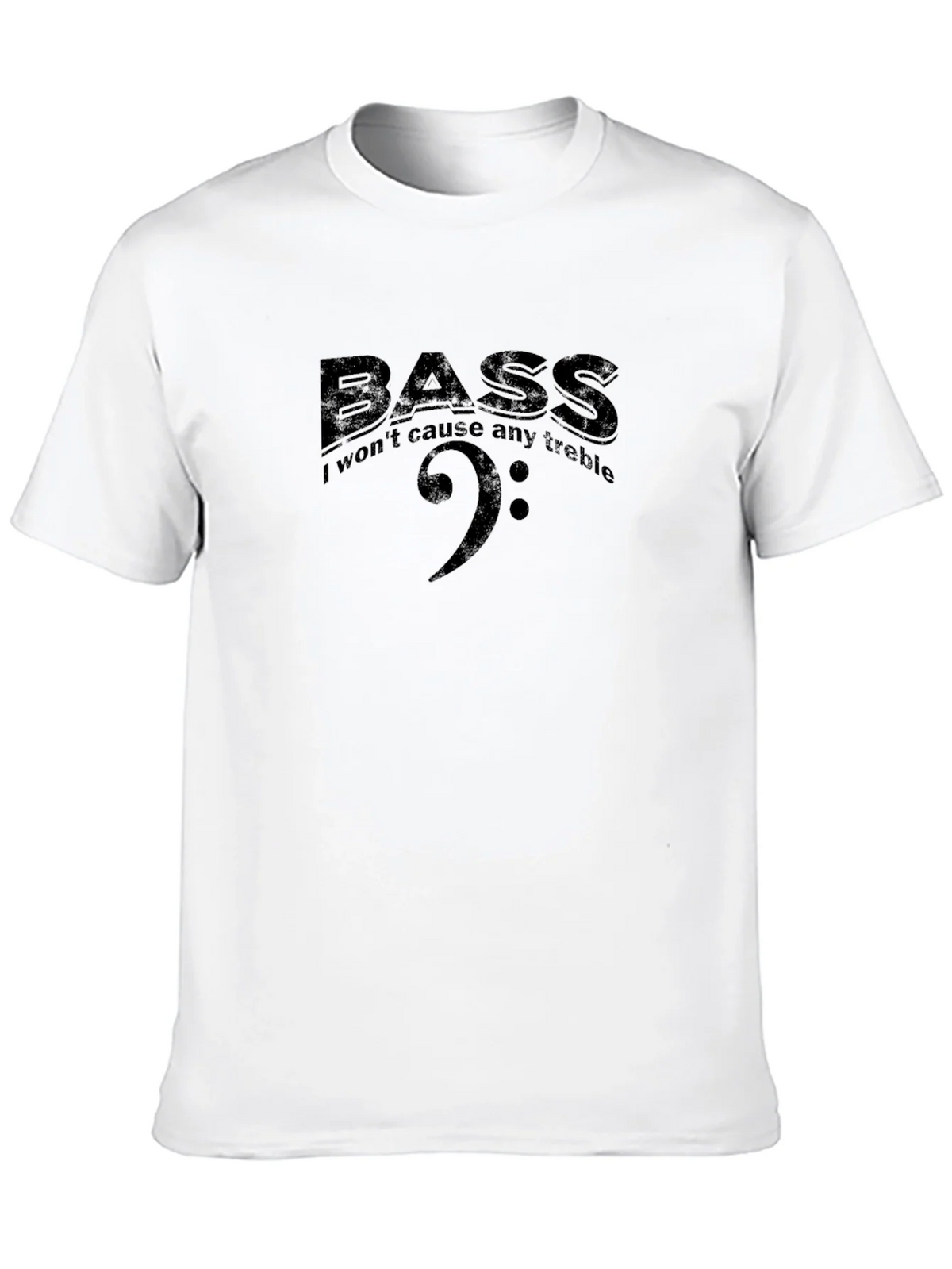 Bass I Wont Cause Any Treble Black T-Shirt product image 9