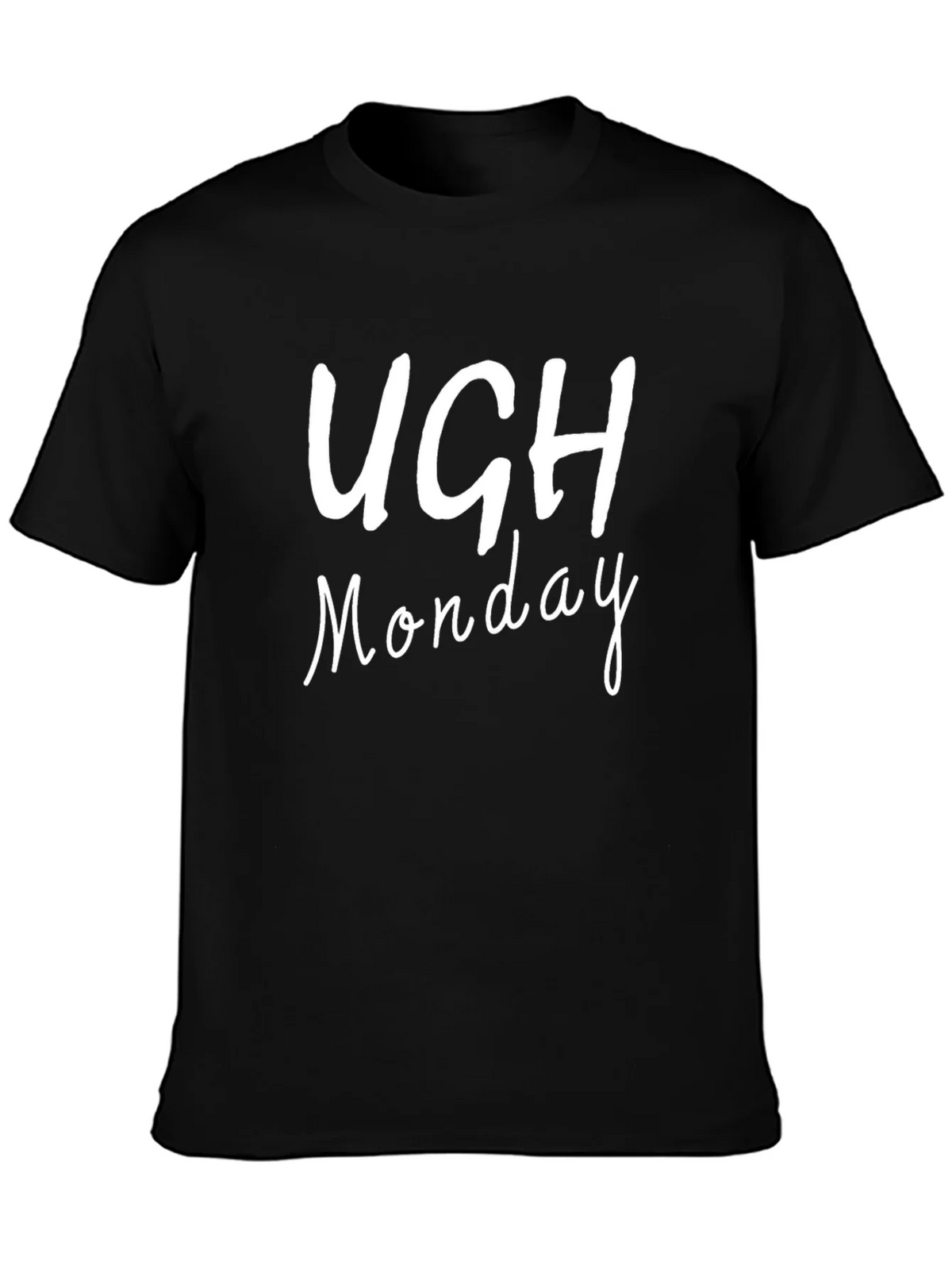Ugh Monday Graphic Tee - Black T-Shirt product image 3