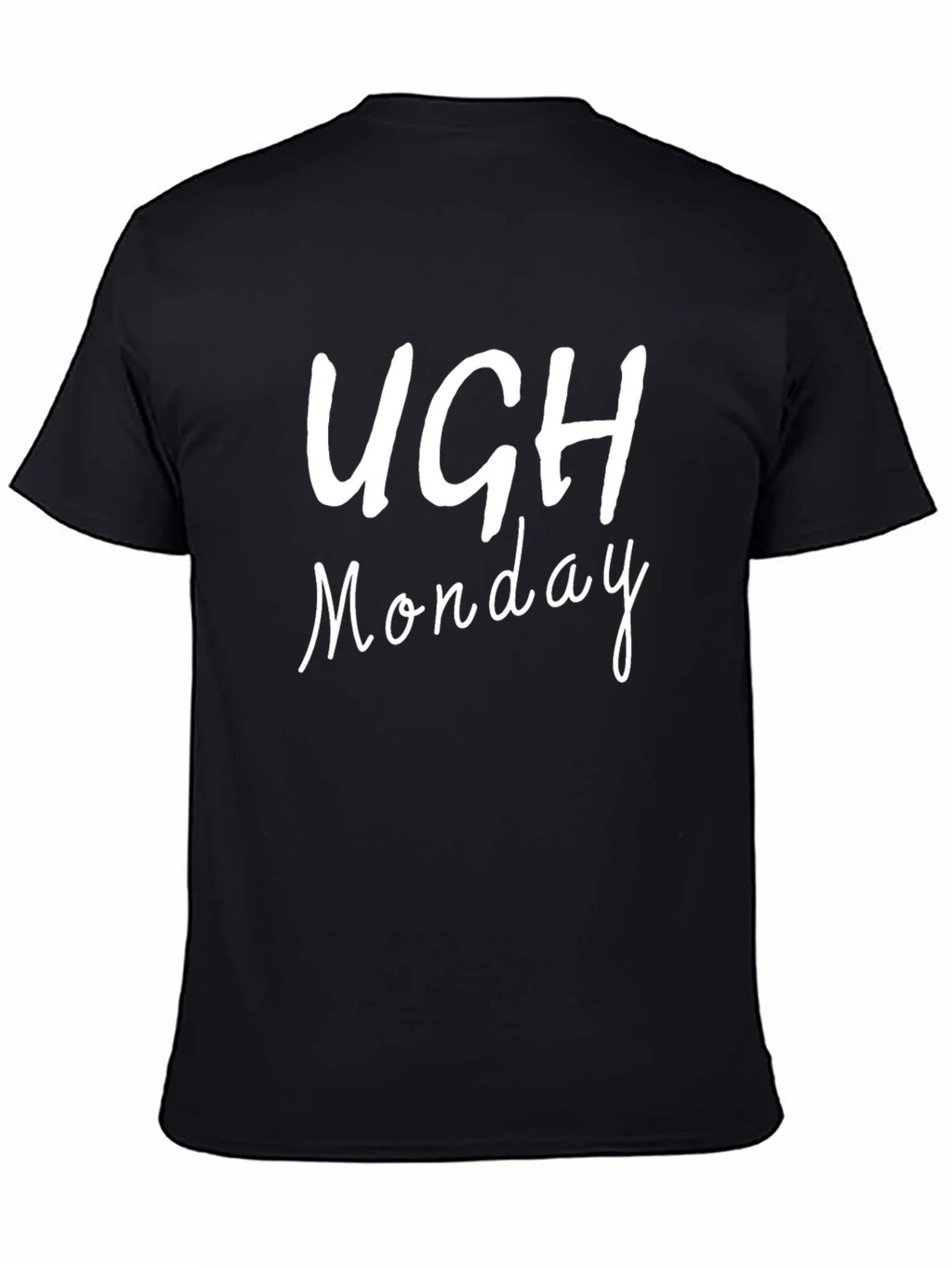 Ugh Monday Graphic Tee - Black T-Shirt product image 4