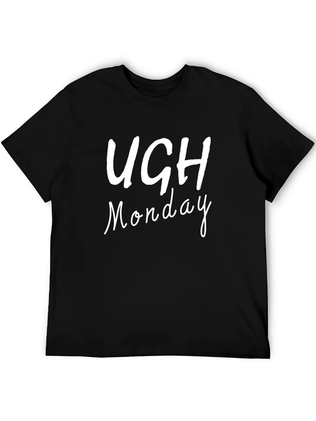 Ugh Monday Graphic Tee - Black T-Shirt product image 5