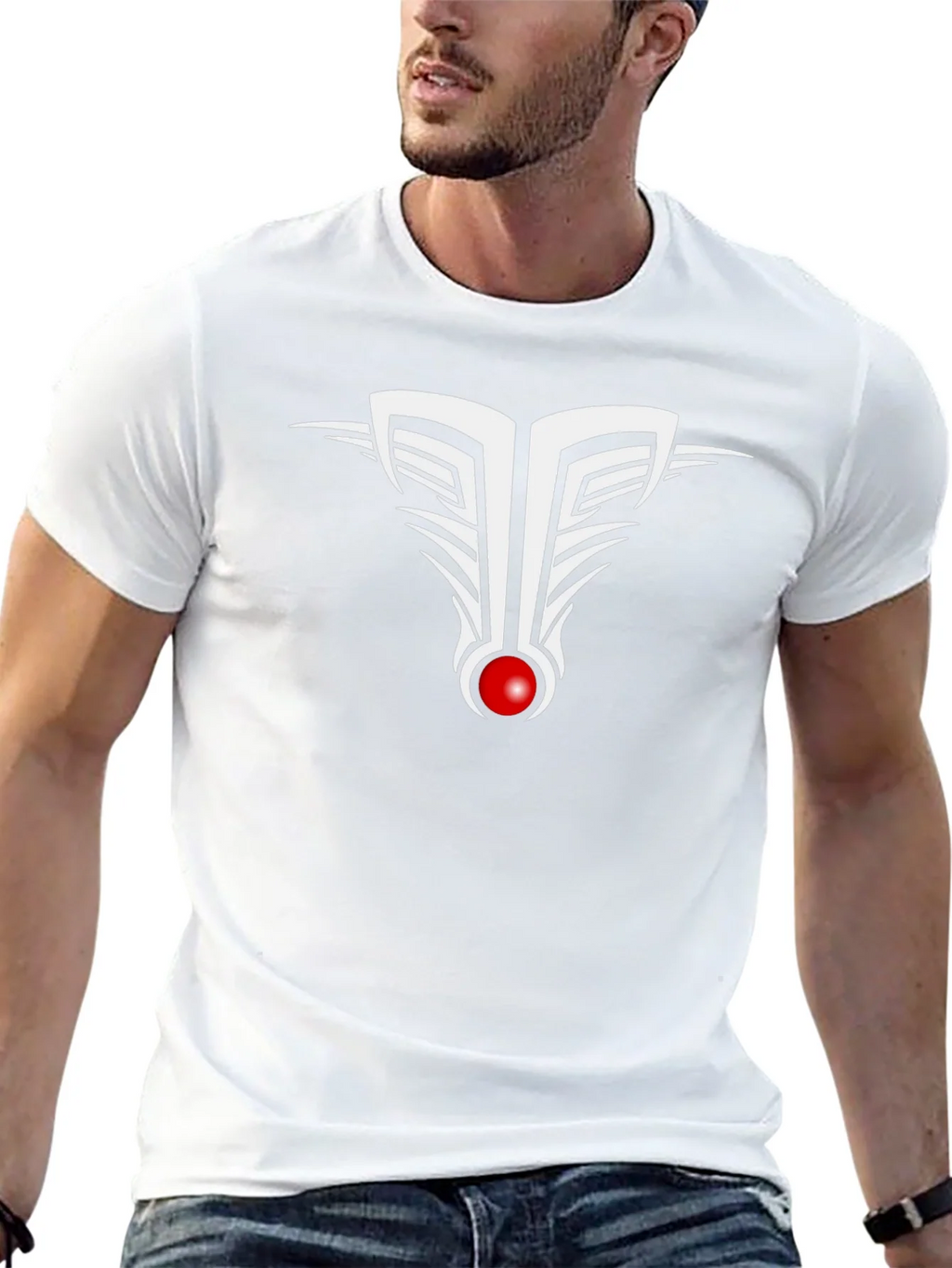 Tribal Design Black T-Shirt product image 10