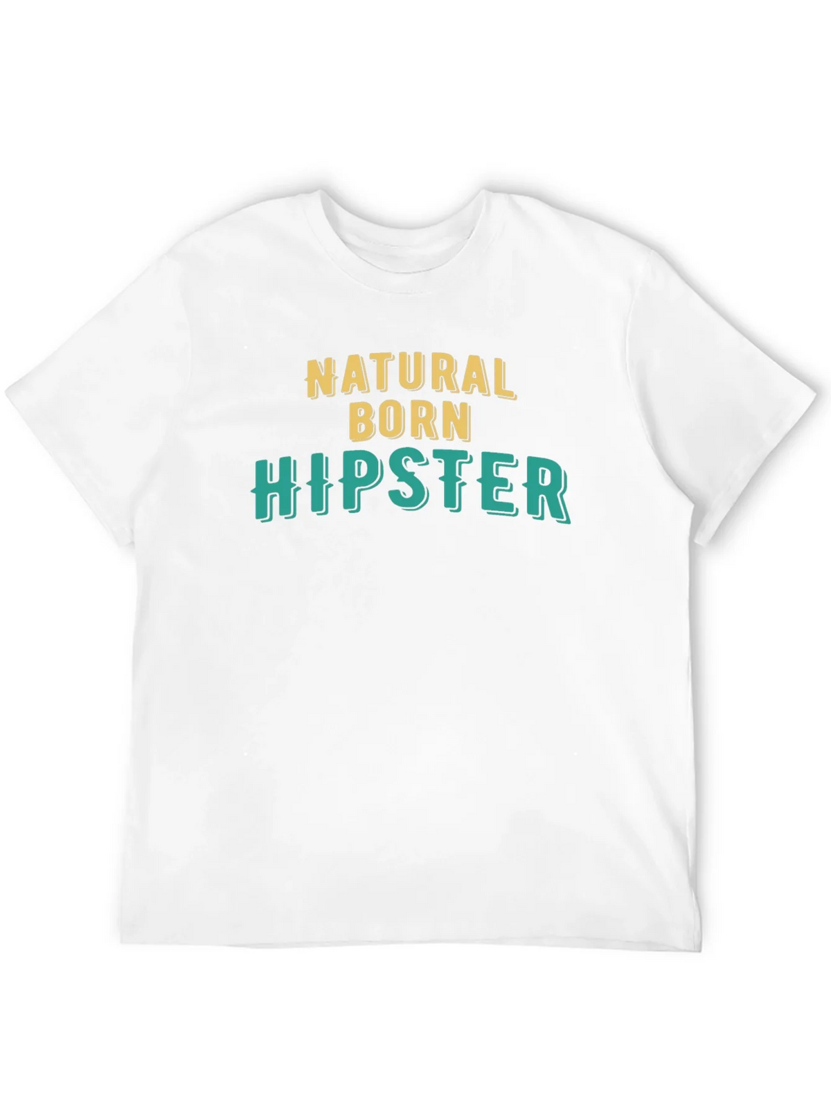 Natural Born Hipster Black Graphic Tee product image 6