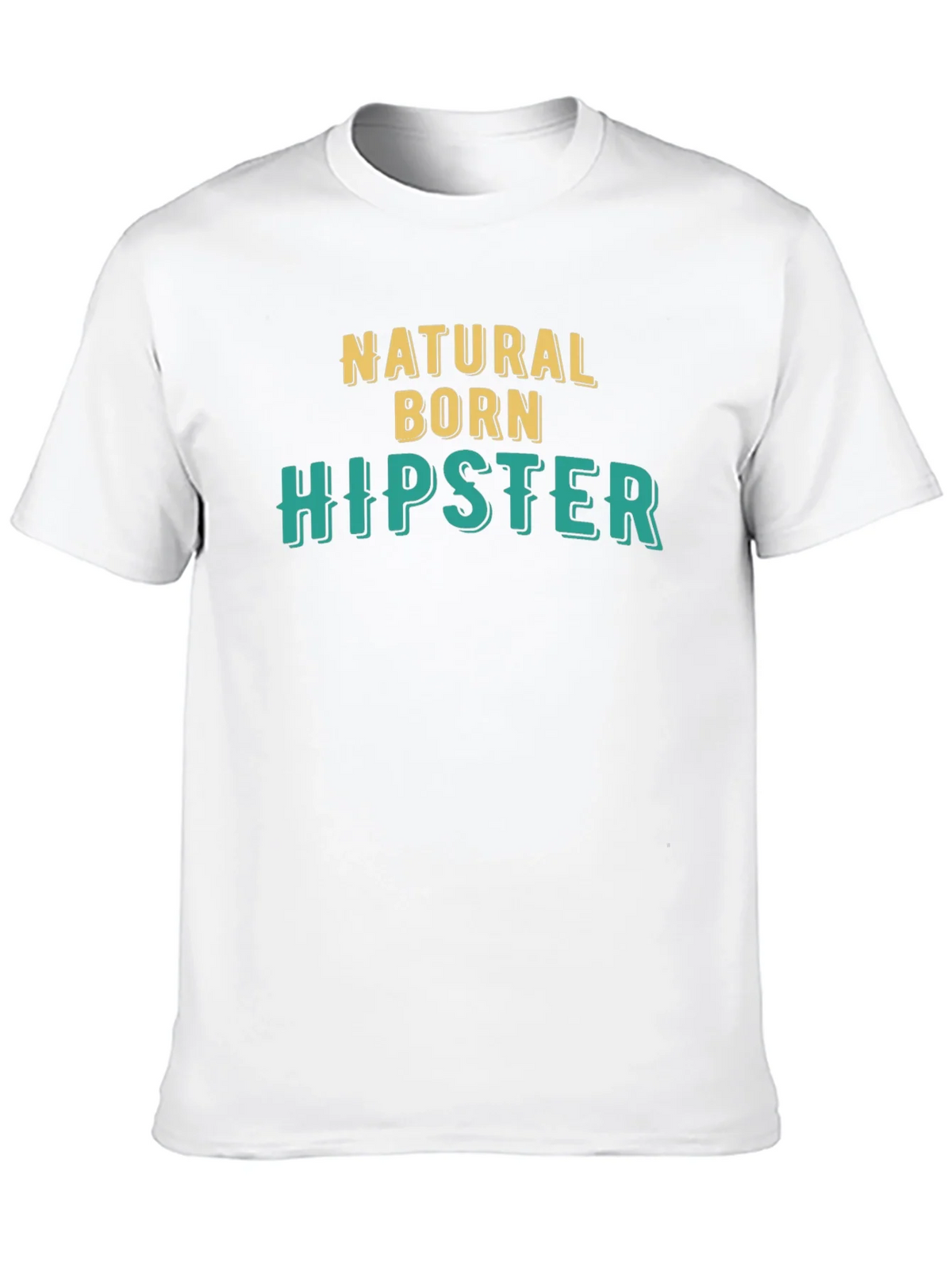 Natural Born Hipster Black Graphic Tee product image 4