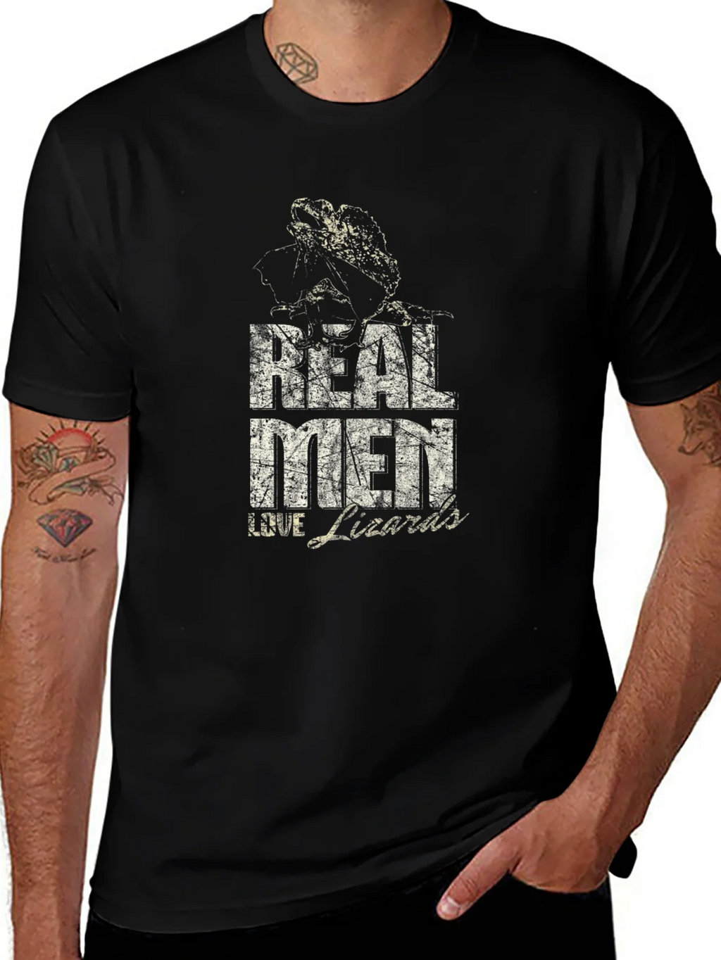 Real Men Love Lizards T-Shirt product image 1