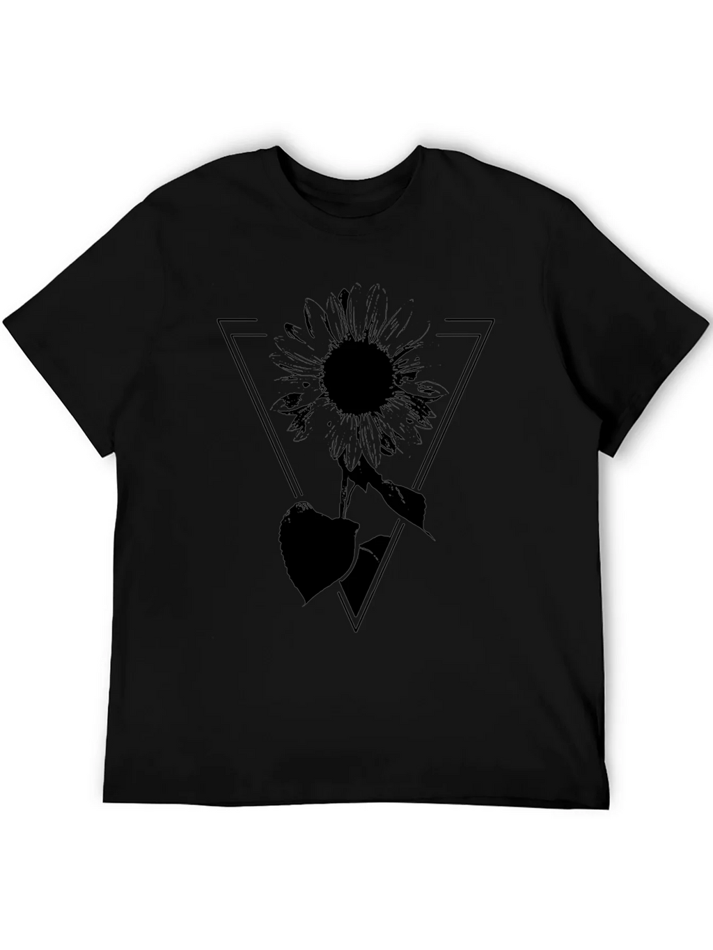Black Sunflower Graphic Tee - Stylish Comfort product image 5