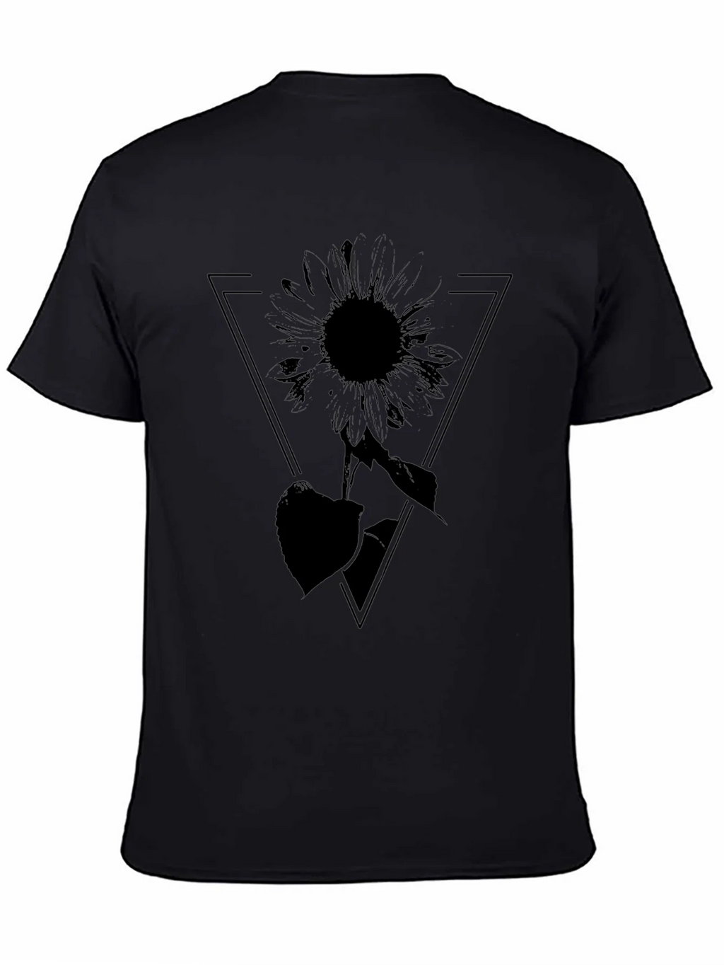 Black Sunflower Graphic Tee - Stylish Comfort product image 4