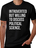 Introverted Political Science T-Shirt product image 1