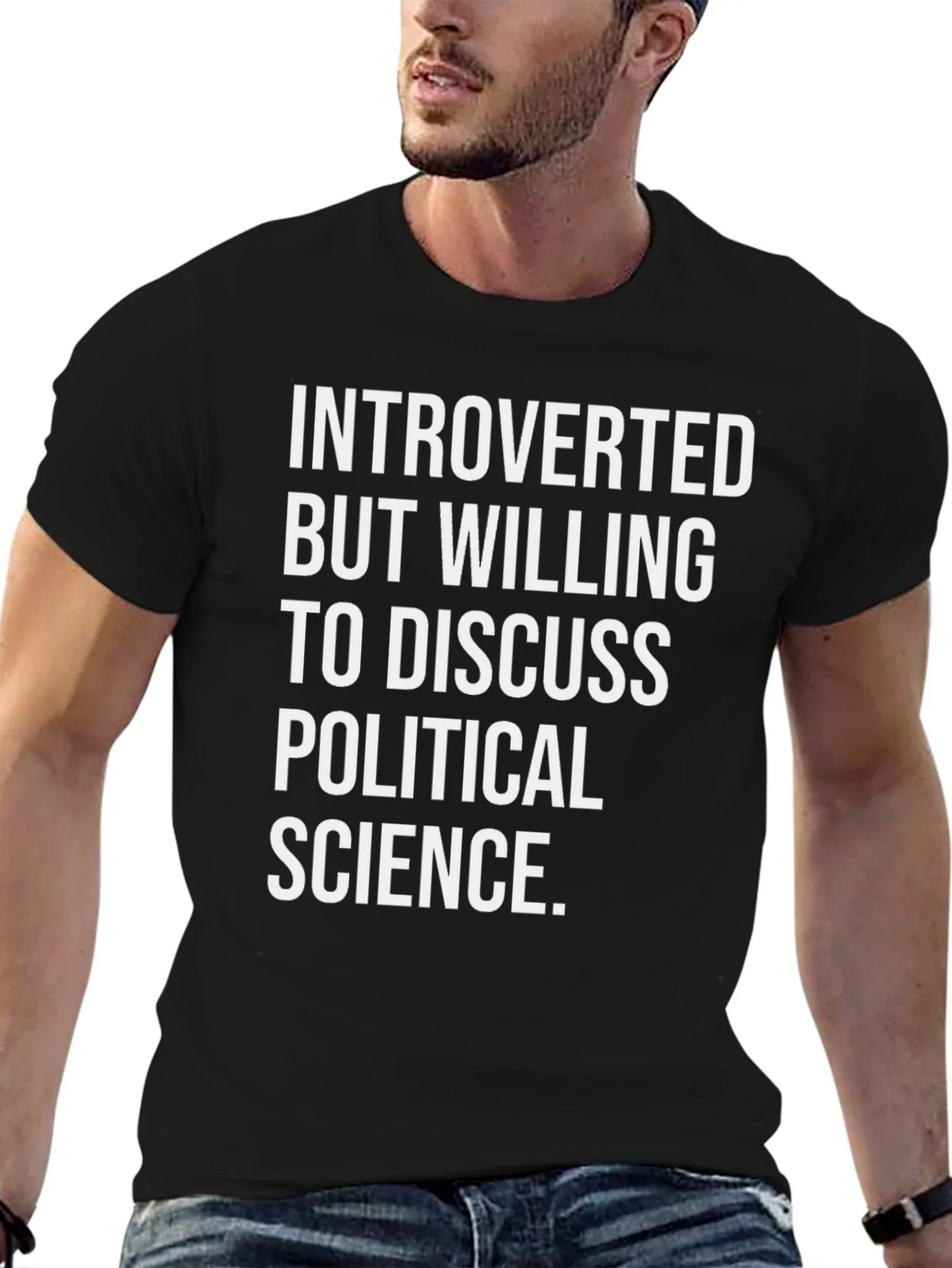 Introverted Political Science T-Shirt product image 4