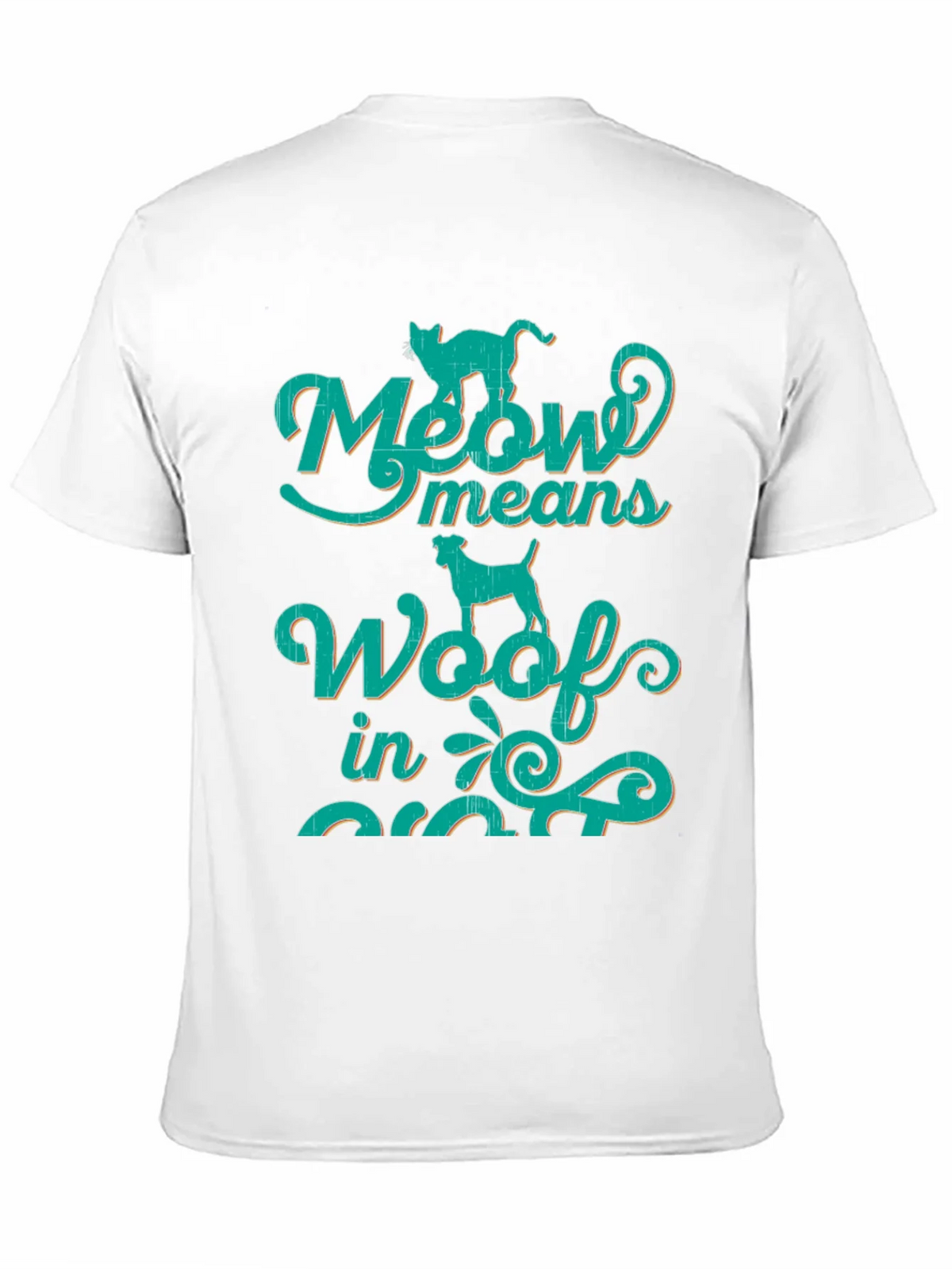 Meow Means Woof in Cat T-Shirt product image 10