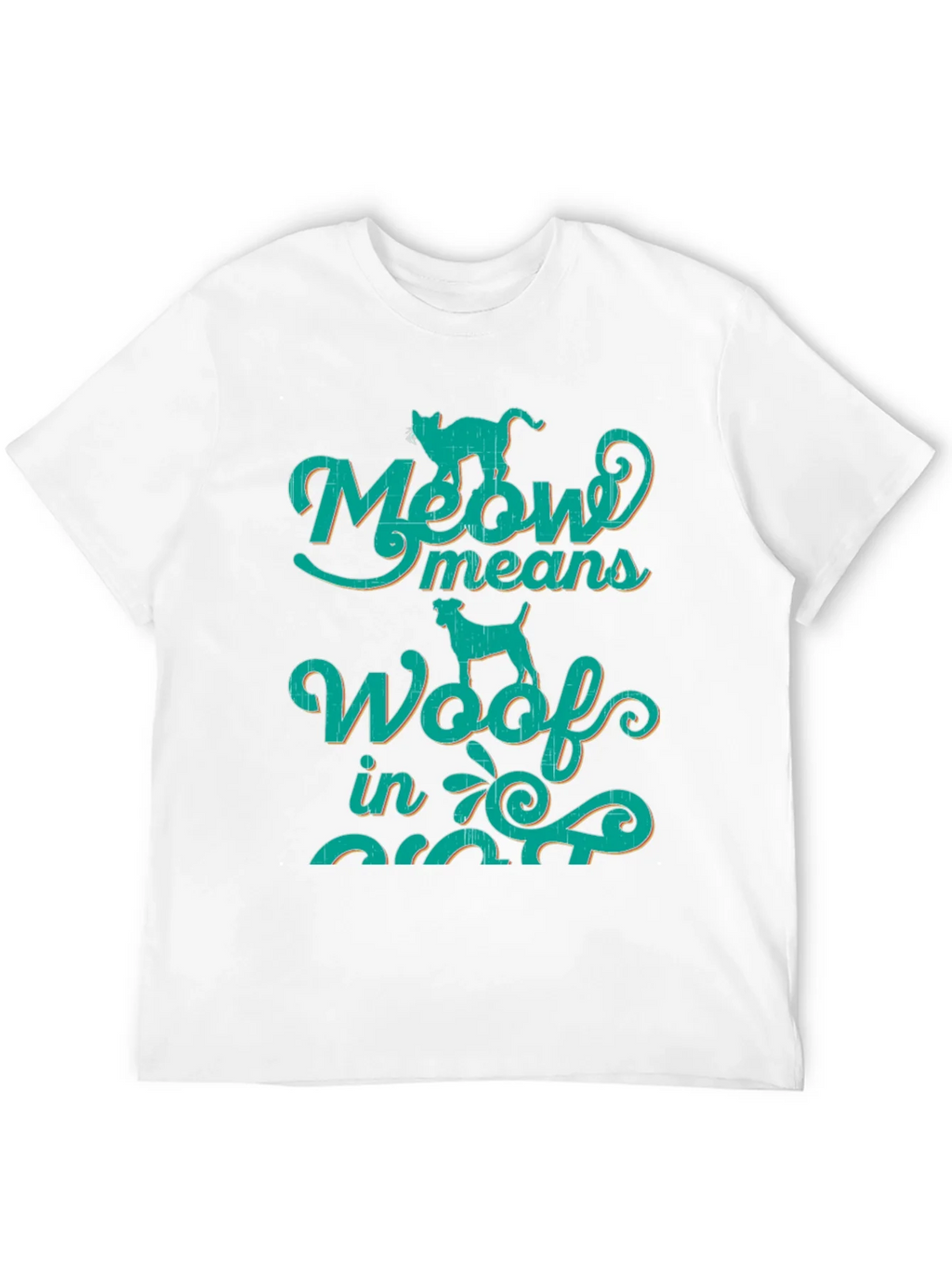 Meow Means Woof in Cat T-Shirt product image 11