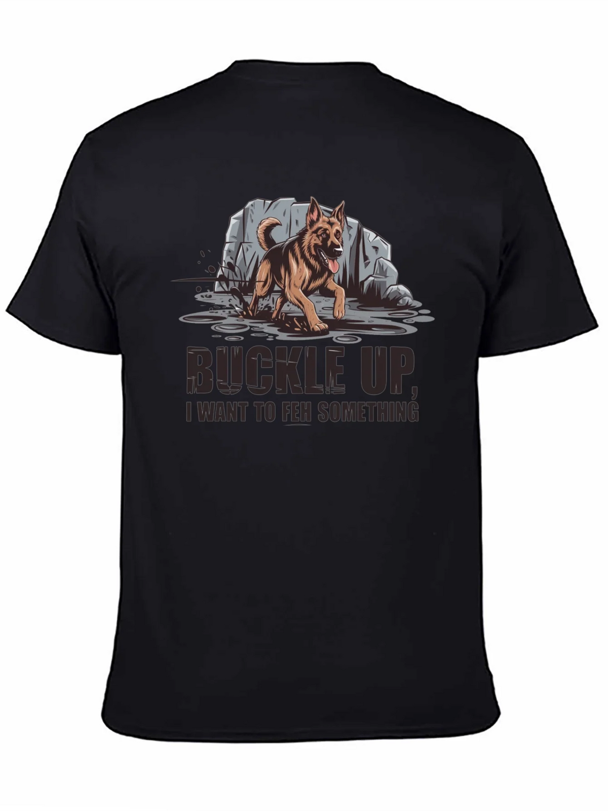 Buckle Up German Shepherd Graphic Tee product image 4