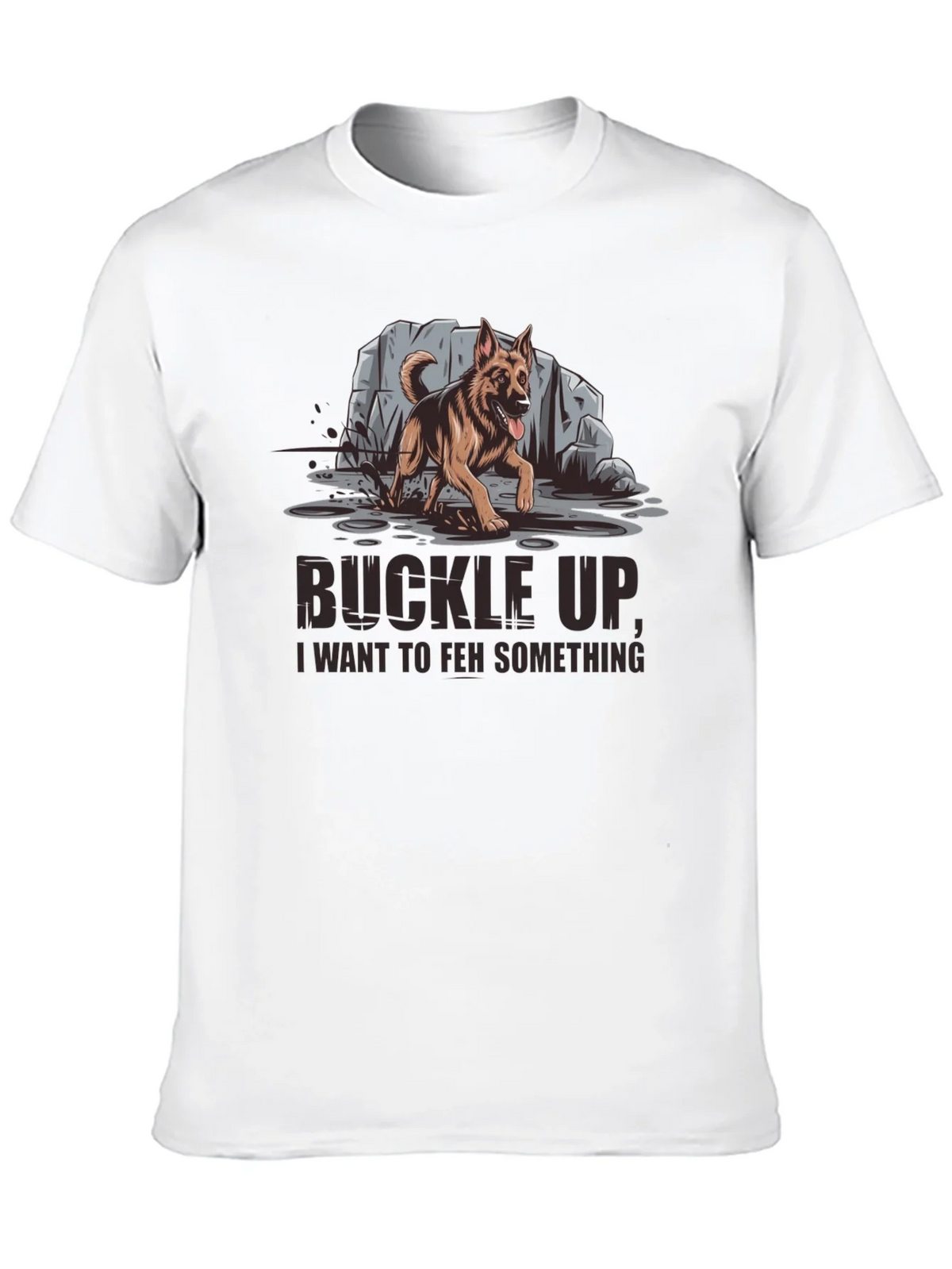 Buckle Up German Shepherd Graphic Tee product image 9