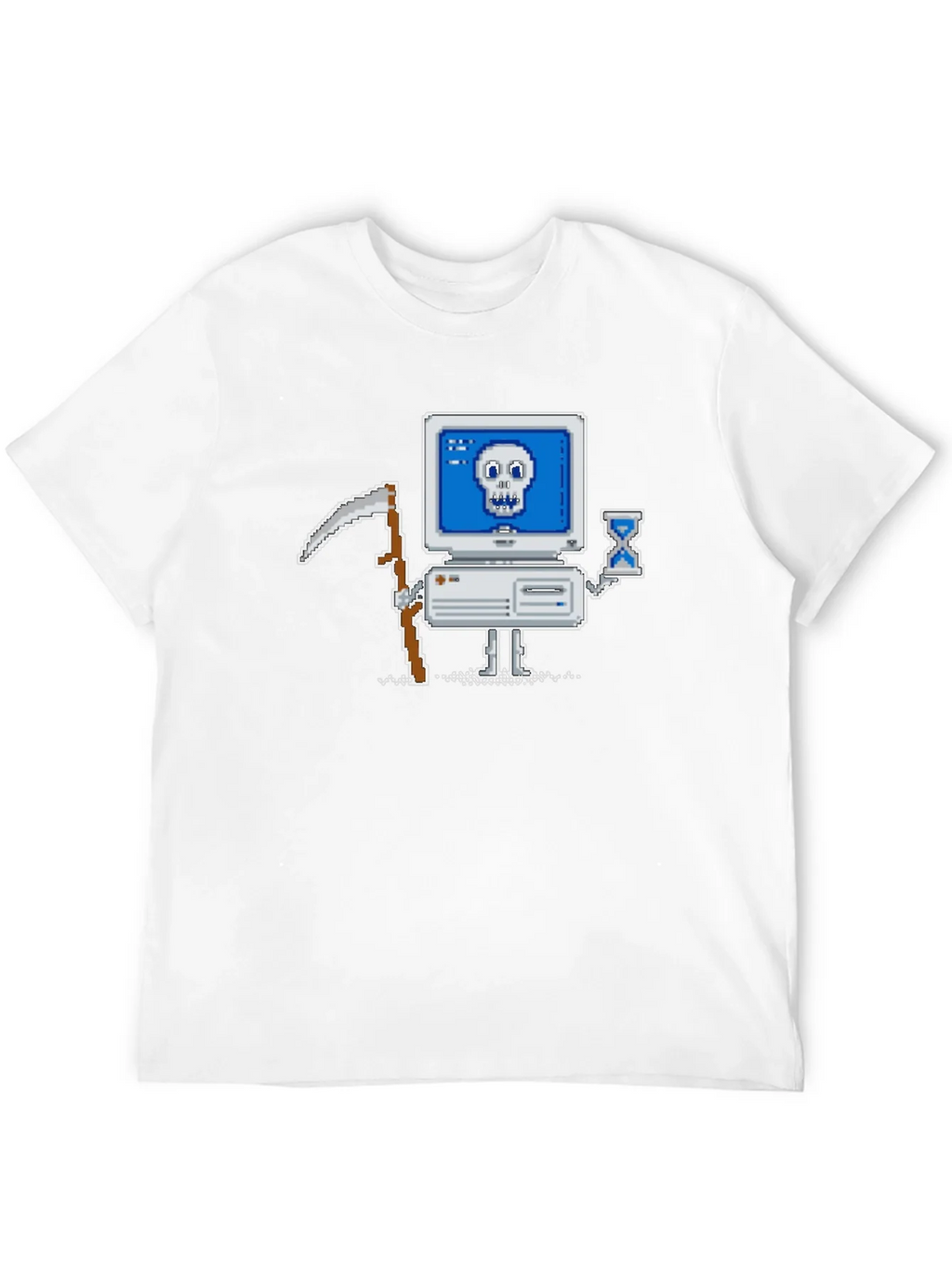 Retro Gamer T-Shirt - Pixel Art Computer Reaper product image 11