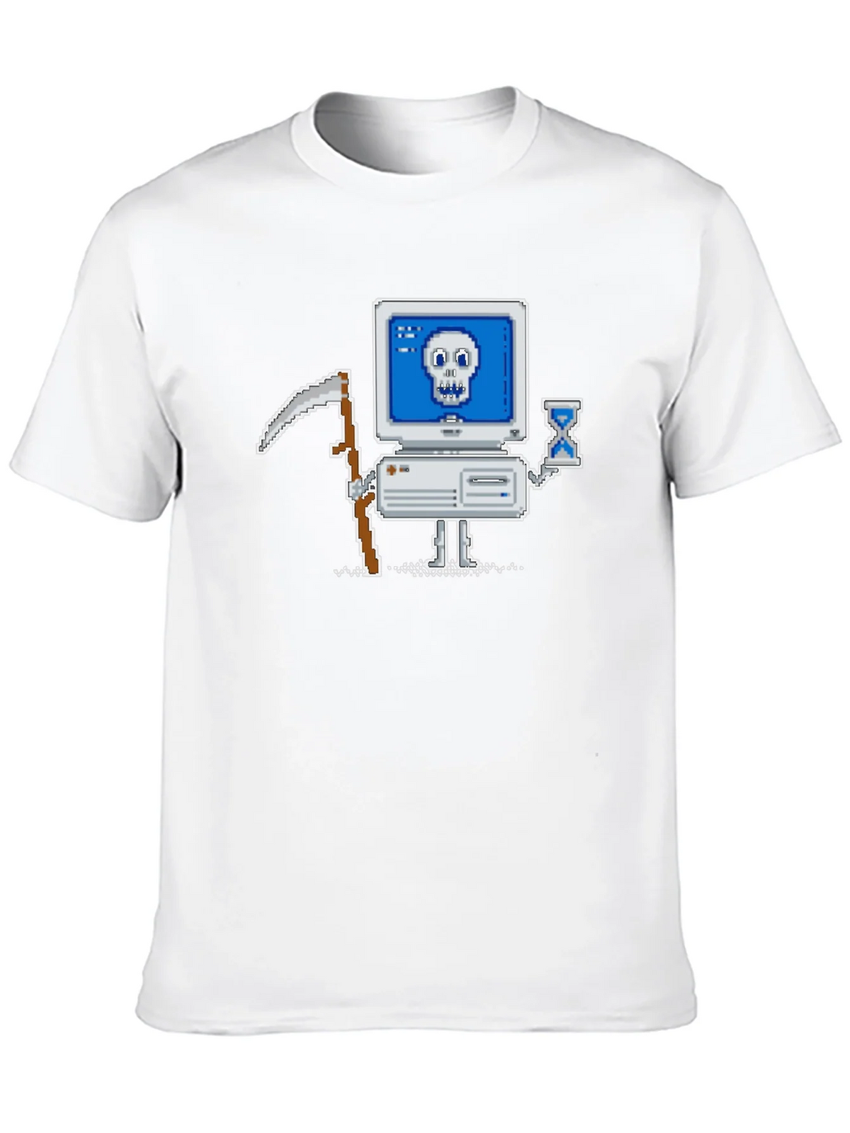 Retro Gamer T-Shirt - Pixel Art Computer Reaper product image 9