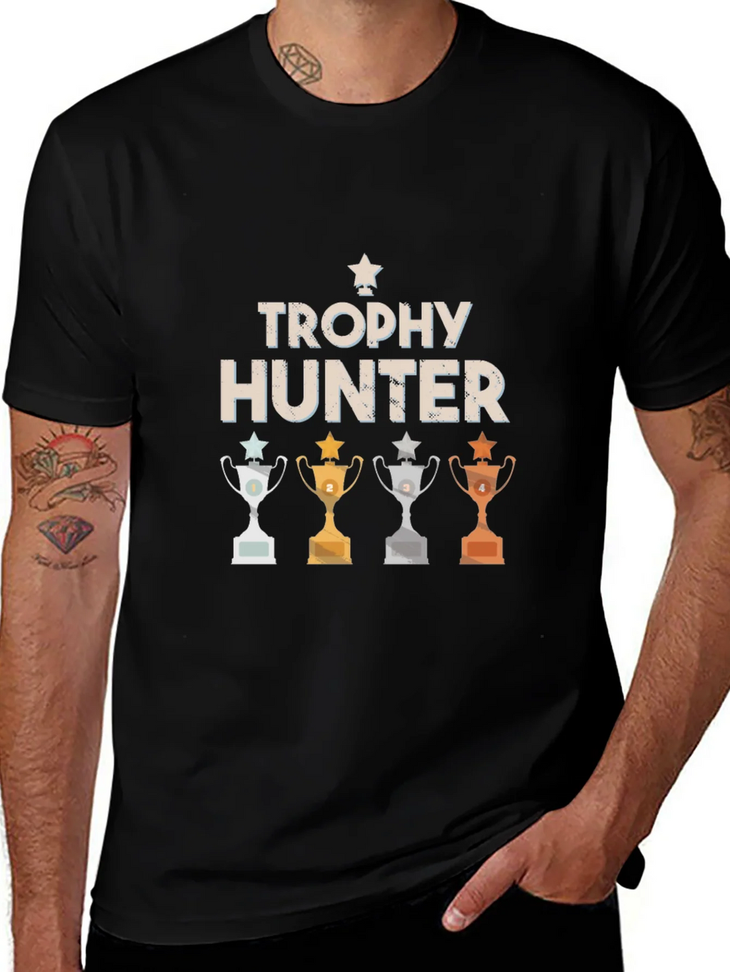 Trophy Hunter Graphic Tee - Mens Black T-Shirt product image 1