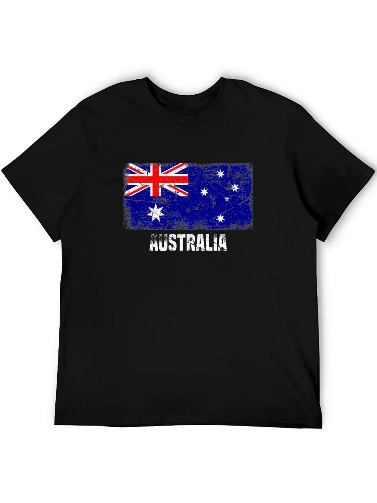 Australia Flag Distressed Graphic T-Shirt product image 5