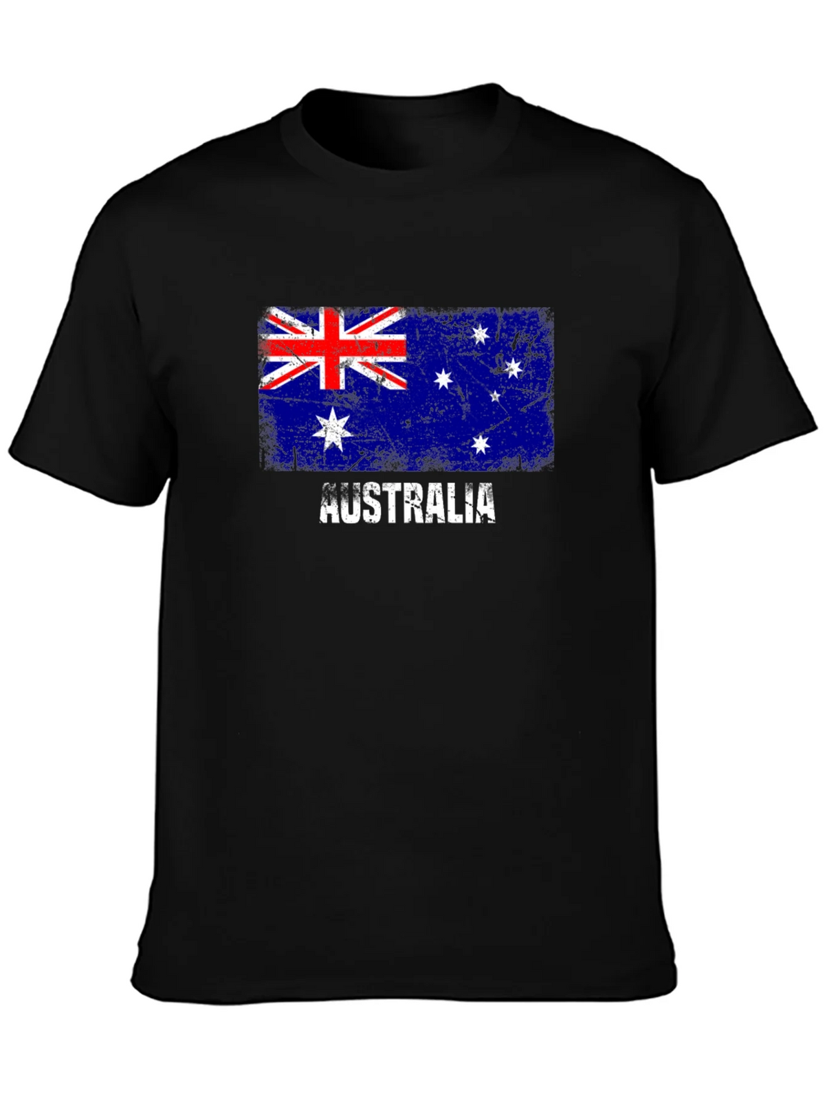 Australia Flag Distressed Graphic T-Shirt product image 3