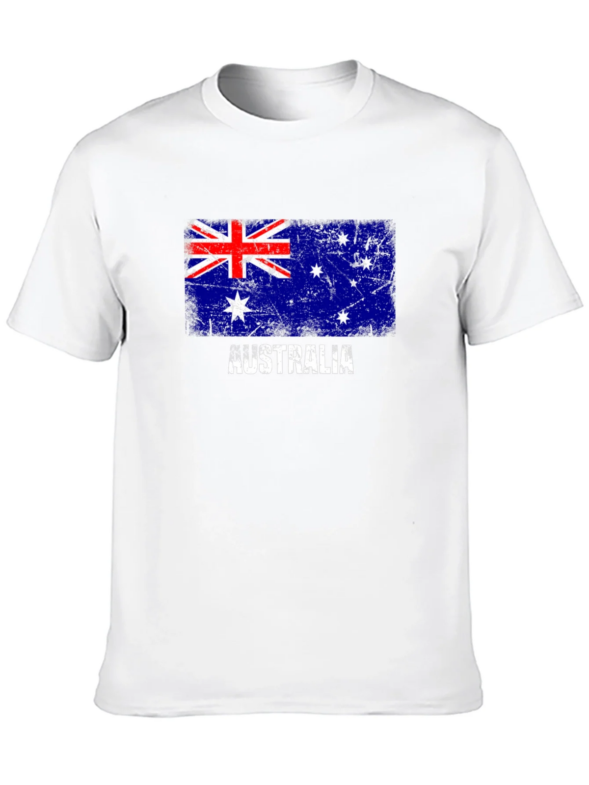 Australia Flag Distressed Graphic T-Shirt product image 9