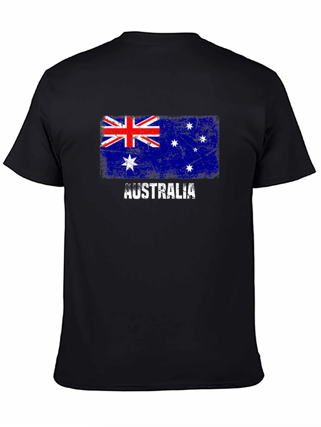 Australia Flag Distressed Graphic T-Shirt product image 4